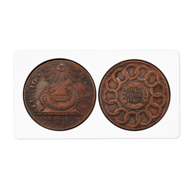 Fugio Cent Mind Your Business Front and Back (Front)