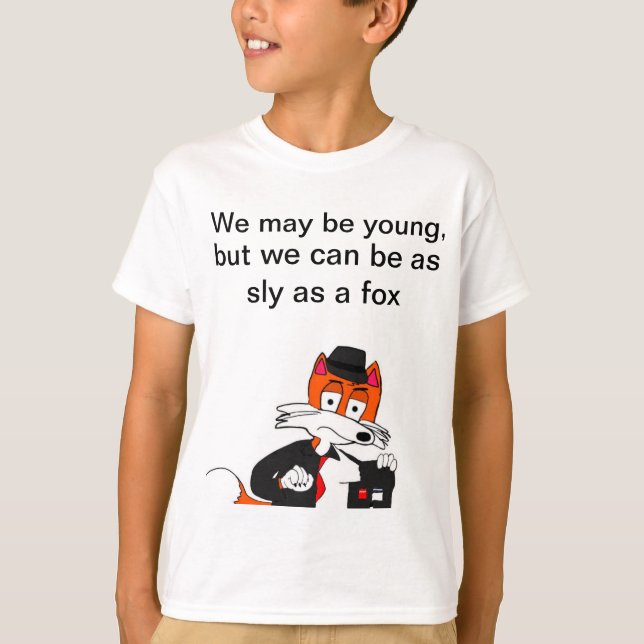Fugitive Fox - Kid's T-Shirt (Front)