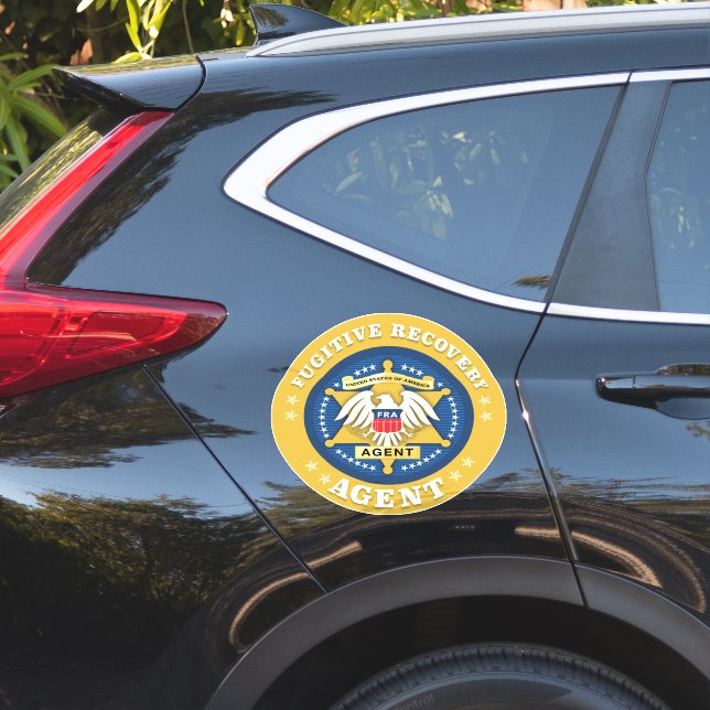 FUGITIVE RECOVERY AGENT BADGE (Car Side)