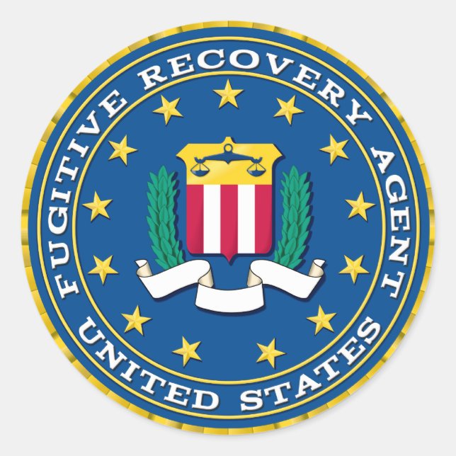 Fugitive Recovery Agent Classic Round Sticker (Front)