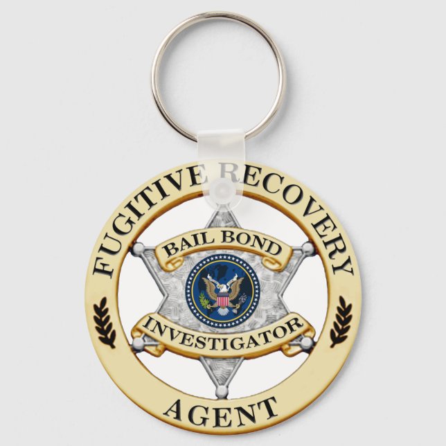 Fugitive Recovery Agent Key Ring (Front)