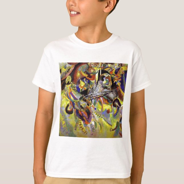 Fugue Abstract Painting by Kandinsky T-Shirt (Front)