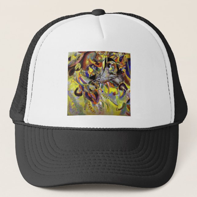 Fugue Abstract Painting by Kandinsky Trucker Hat (Front)