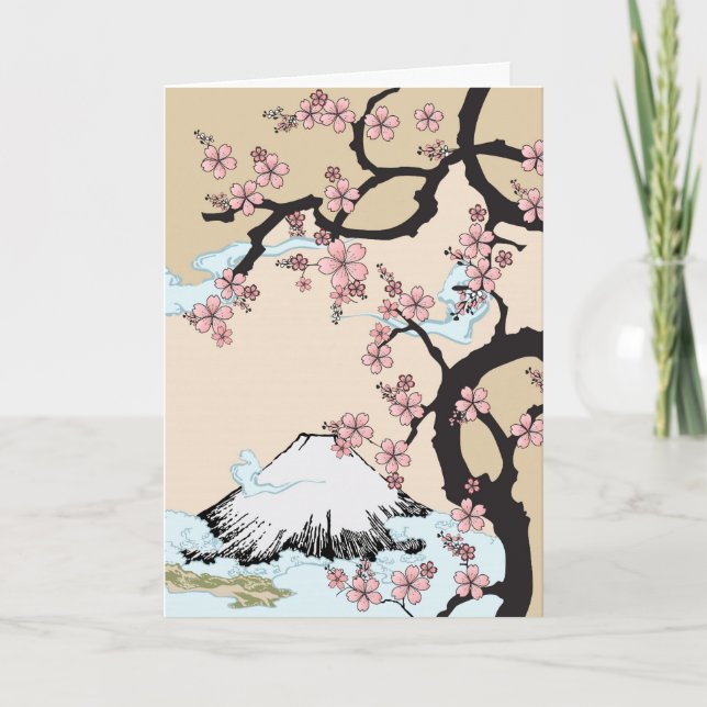 Fuji and Sakura Card (Front)