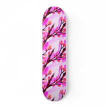 Fuji and Sakura skateboard (sakura version)