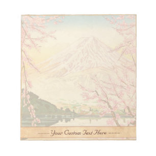 Fuji from Kawaguchi Okada Koichi shin hanga japan Notepad