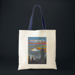 Fuji-Hakone-Izu National Park Japan Art Vintage Tote Bag<br><div class="desc">Fuji-Hakone-Izu National Park vector art design. It consists of Mount Fuji,  Fuji Five Lakes,  Hakone,  the Izu Peninsula,  and the Izu Islands.</div>
