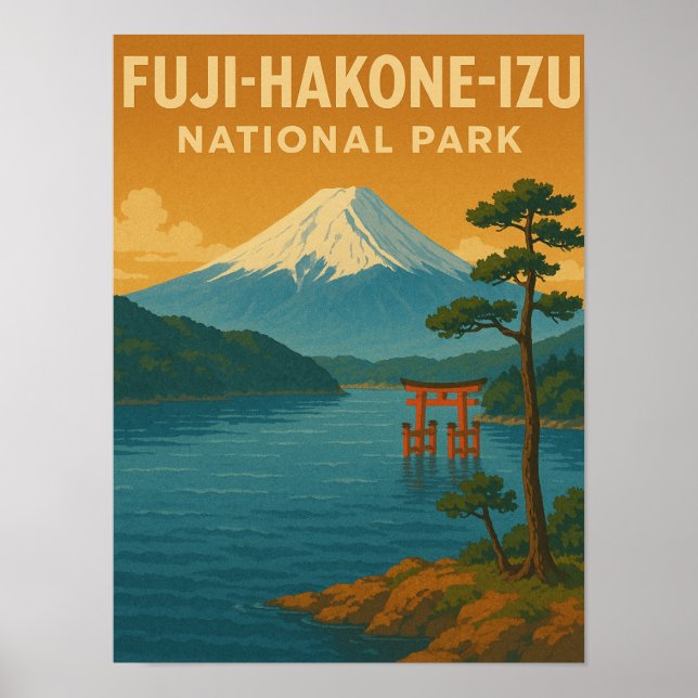 Fuji-Hakone-Izu National Park Poster (Front)
