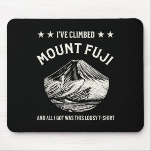 Fuji Mountain Peak, Climbing, Hiking Mouse Pad