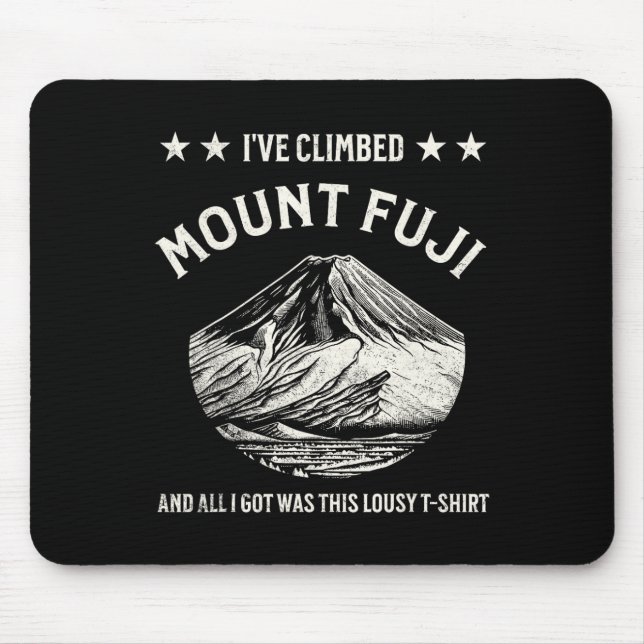 Fuji Mountain Peak, Climbing, Hiking  Mouse Pad (Front)