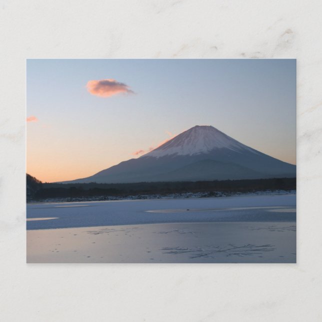 FUJIYAMA in the morning Postcard (Front)