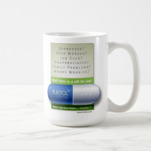 fukitol blue coffee mug
