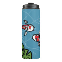 Fuku and Heiwa the Koi Thermal Tumbler