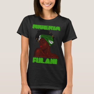 Fulani Girl  Cute Nigerian Girl Of Nigeria T-Shirt