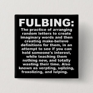 Fulbing Funny Button Badge Pin