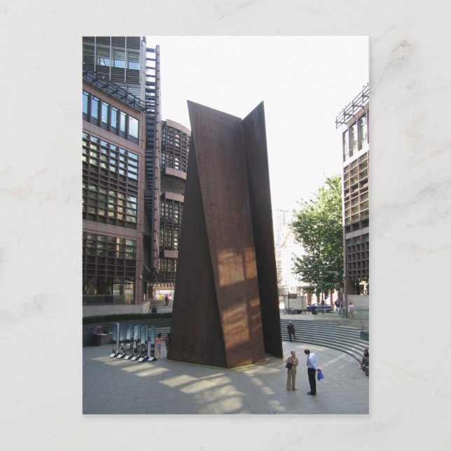 Fulcrum (1987) by Richard Serra , is a site specif Postcard (Front)