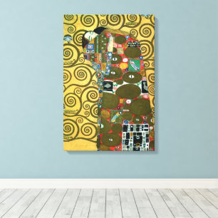 Fulfilment aka The Embrace by Gustav Klimt Canvas Print