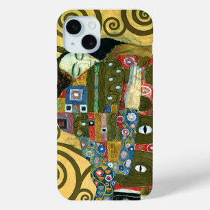 Fulfilment aka The Embrace by Gustav Klimt iPhone 15 Mini Case
