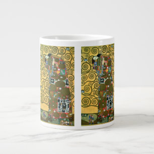 Fulfilment aka The Embrace by Gustav Klimt Large Coffee Mug