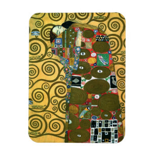 Fulfilment aka The Embrace by Gustav Klimt Magnet