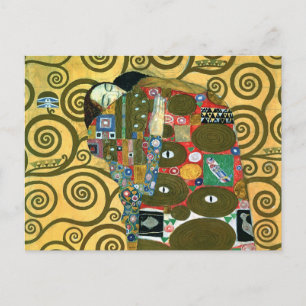 Fulfilment aka The Embrace by Gustav Klimt Postcard