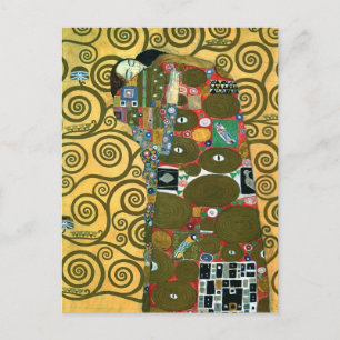 Fulfilment aka The Embrace by Gustav Klimt Postcard