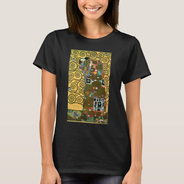Fulfilment aka The Embrace by Gustav Klimt T-Shirt (Front)