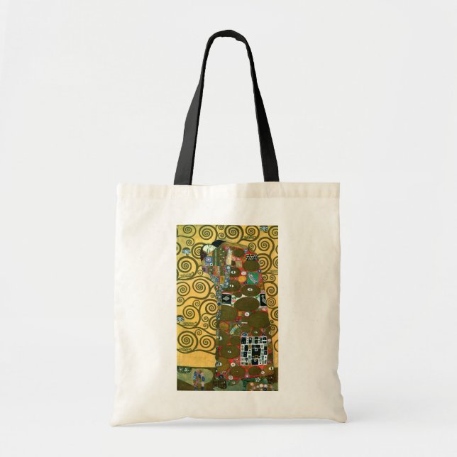 Fulfilment aka The Embrace by Gustav Klimt Tote Bag (Front)