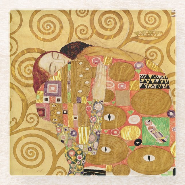 Fulfilment  c.1905-09 2 glass coaster (Front)