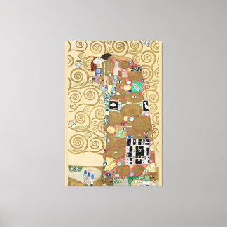 Fulfilment, Gustav Klimt Canvas Print