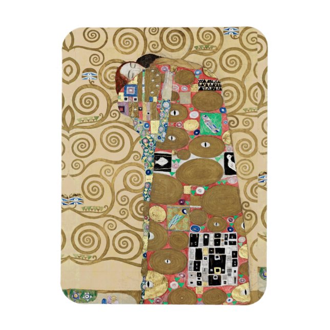 Fulfilment, Gustav Klimt   Magnet (Vertical)