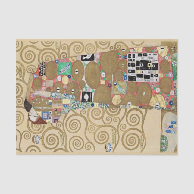 Fulfilment, Gustav Klimt Tissue Paper (Front)