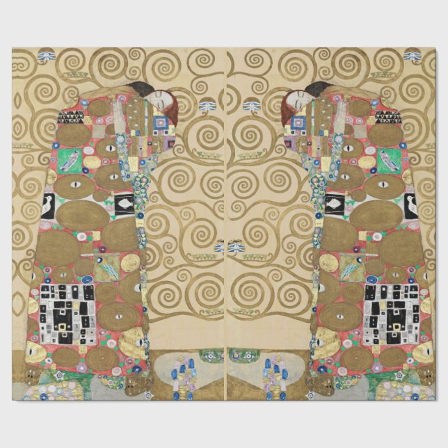 Fulfilment, Gustav Klimt  Wrapping Paper (Seam)
