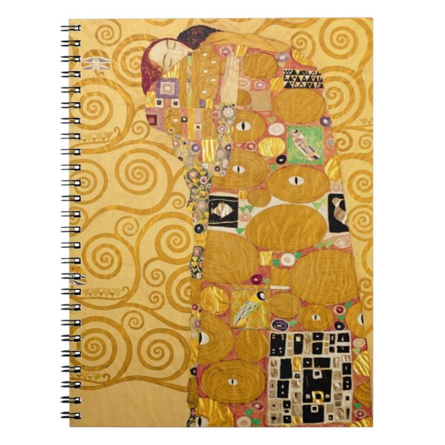 Fulfilment (Stoclet Frieze) c.1905-09 Spiral Notebook (Front)