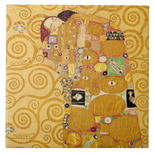 Fulfilment (Stoclet Frieze) c.1905-09 Tile