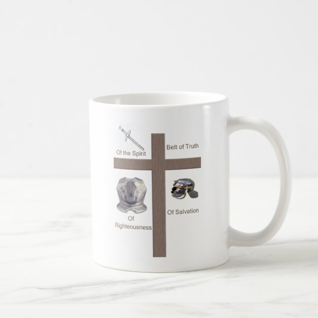 Full Armour of God Christian products Coffee Mug (Right)
