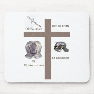 Full Armour of God Christian products Mouse Pad