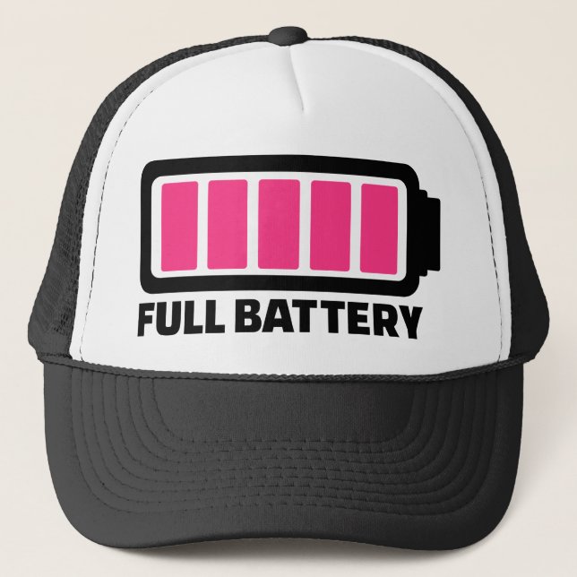 Full battery trucker hat (Front)