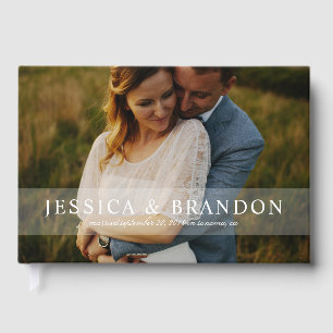 Full Bleed Photo Wedding or Special Occasion Guest Book