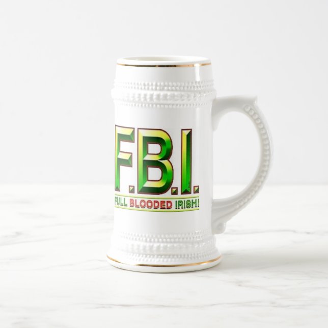 Full Blooded Irish Beer Stein (Right)