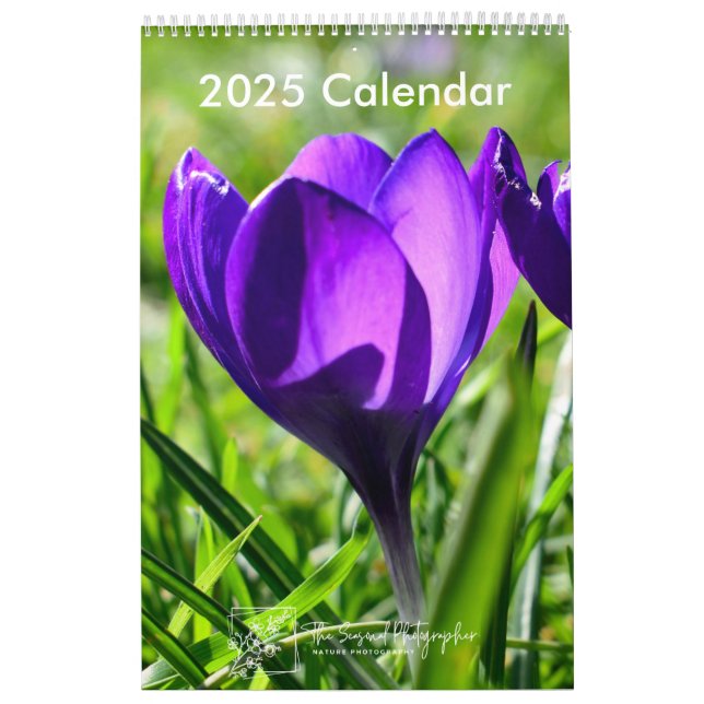 Full Bloom 2025 Calendar one-page medium (Cover)