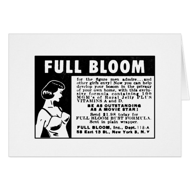 Full Bloom - Breast Enhancing Vitamins (Front Horizontal)