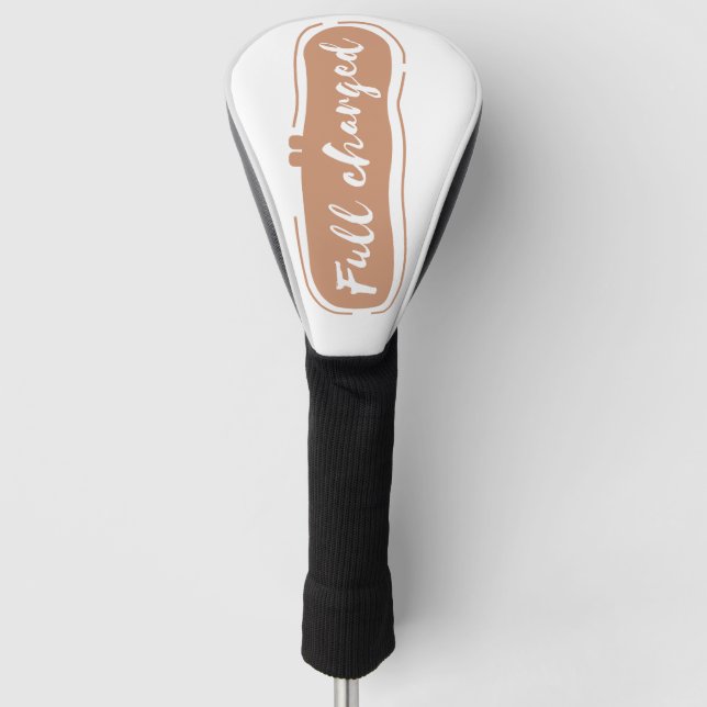 full charged golf head cover (Front)