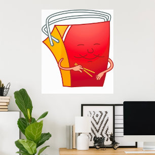 Full Chinese Food Container Poster