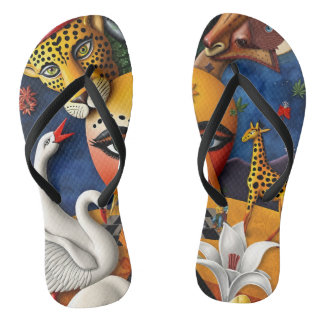 full-color 3D Jandals