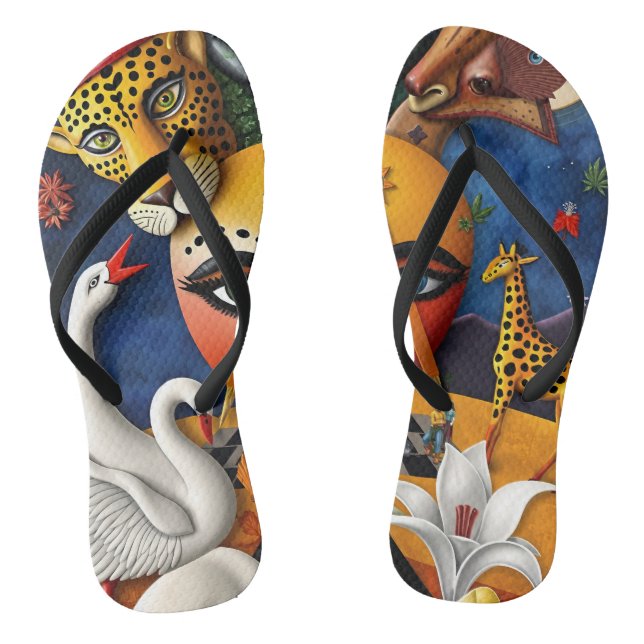full-color 3D Jandals (Footbed)