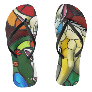 full-color 3D Jandals