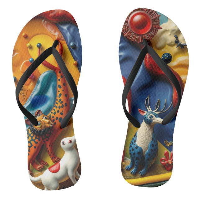 full-color 3D Jandals (Footbed)
