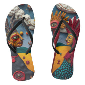 full-color 3D Jandals