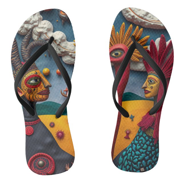 full-color 3D Jandals (Footbed)
